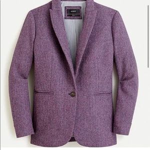Excellent NWOT Jcrew lavender tweed Parke blazer